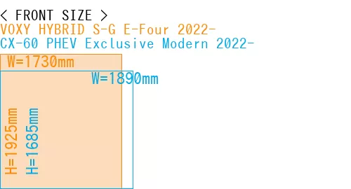 #VOXY HYBRID S-G E-Four 2022- + CX-60 PHEV Exclusive Modern 2022-